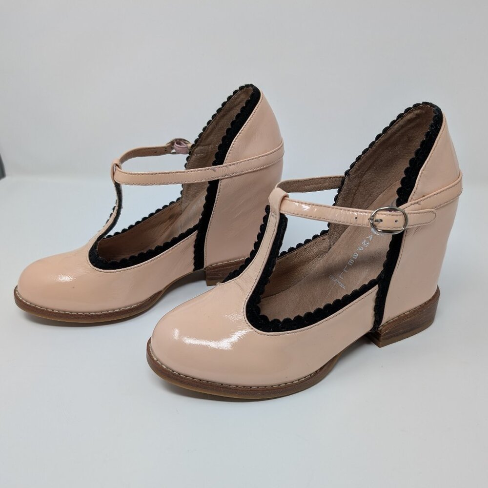 Jeffrey Campbell Pink/Blush platform wedges - Retro Pinup Girl - NWOT